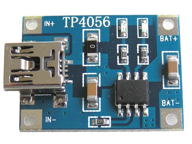 TP4056 Modul pre Nabíjanie Li-ion Batérií s Mini USB Konektorom