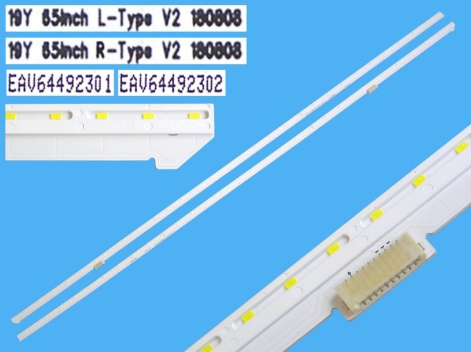 LED podsvit EDGE sada LG 713mm - 90 + 90 LED EAV64492301 a EAV64492302