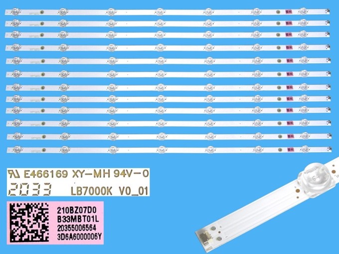 Sada LED podsvietenia 735mm pre LCD panely TPV/Philips