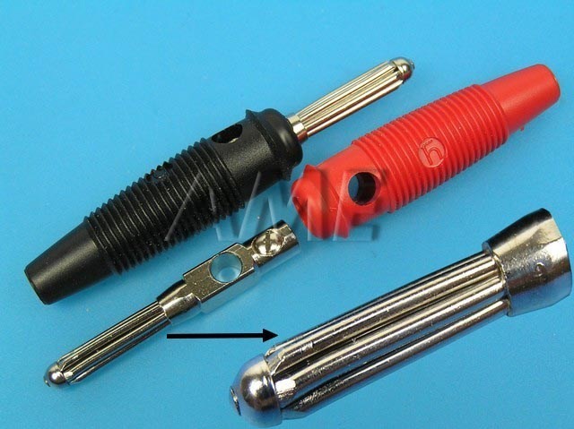 Banánok 30A - čierny, pájací konektor BUELA30KSW