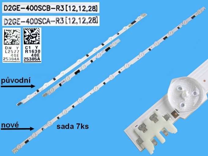 LED podsvit 830mm sada pre Samsung BN96-25304A a BN96-25305A