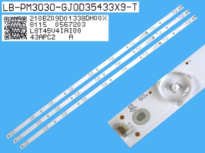 Philips LED podsvit 838mm sada GJ0D35433X9-T pre 43" LCD panel