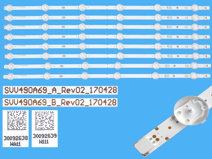 LED podsvit sada Vestel 23403945 pre LCD panel 49"