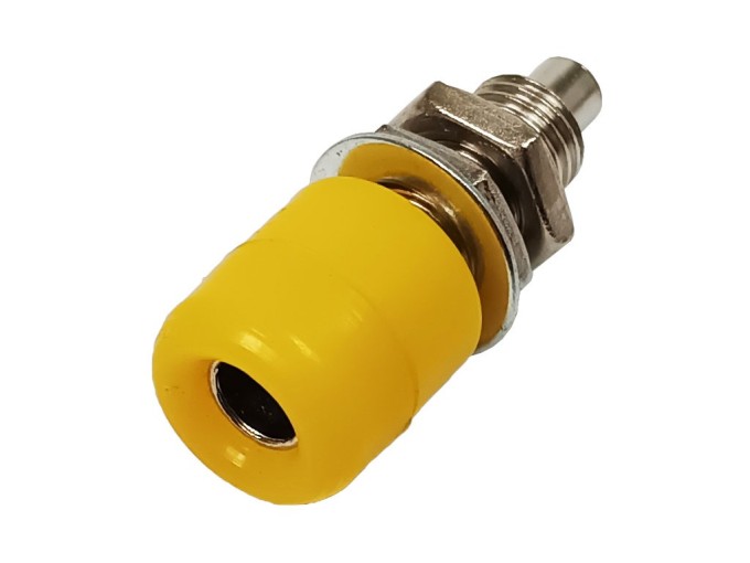 Panelová zdierka 16A - žltá RC170-GE