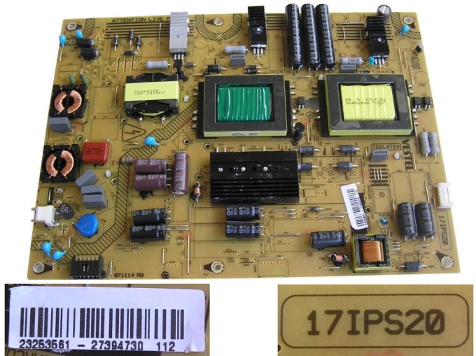 LCD modul zdroj 17IPS20 / SMPS BOARD 23253561 pre Panasonic TX55CX400E