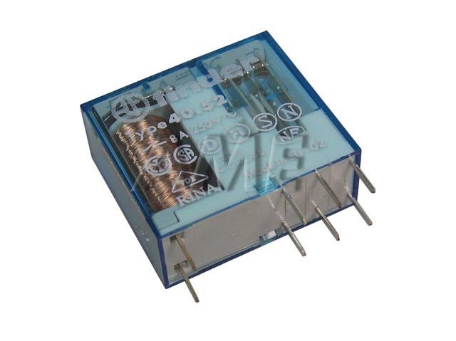 Relé 6V 2 x 230V 8A