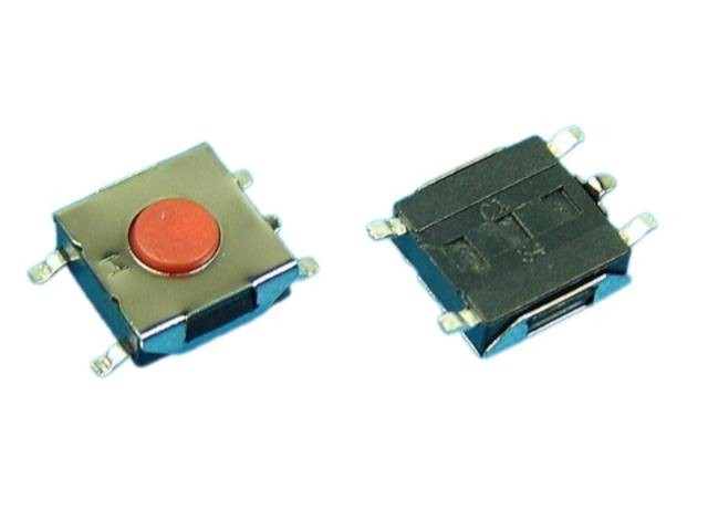 Mikrotlačítko SMD 6x6mm s výškou 2,5mm a 5 pinmi