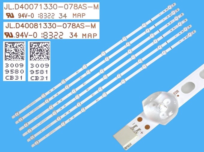 LED podsvit sada Vestel 6 pásků 745 mm pre LCD TV 40"