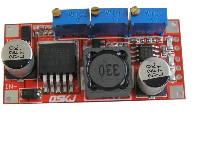 Modul STEP-DOWN 1,2 - 37V / 1,5A (3A) s CC/CV režimom