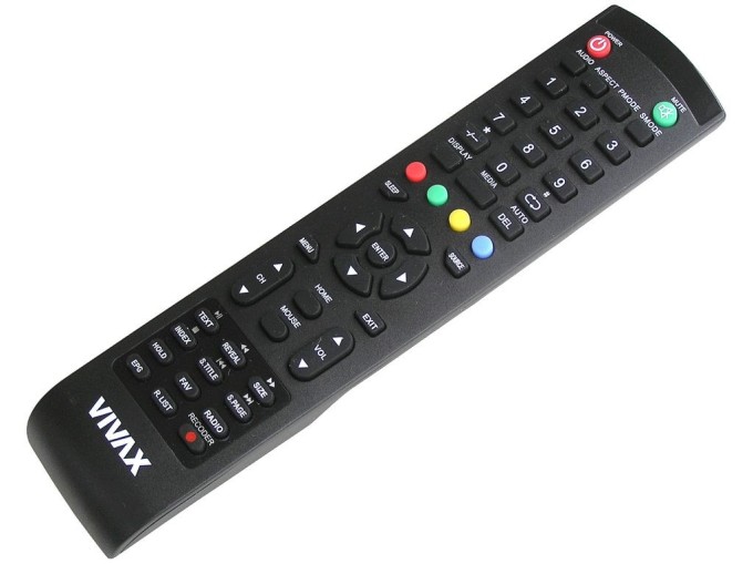 Diaľkový ovládač Vivax pre modely TV-32LE78T2S2SM a TV-40LE78T2S2SM