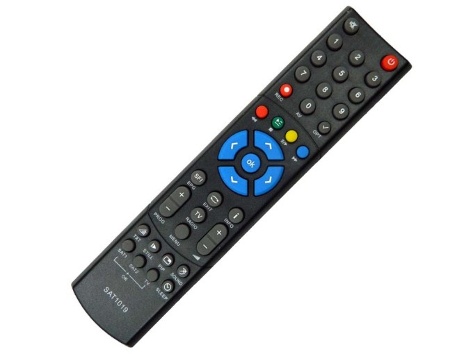 Diaľkový ovládač TECHNISAT 103TS103B neoriginálny čierny PCR