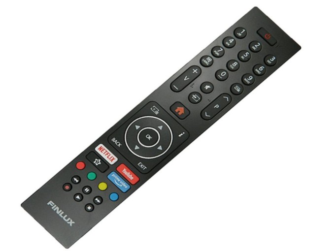 Diaľkový ovládač Finlux R/C43135P - čierny