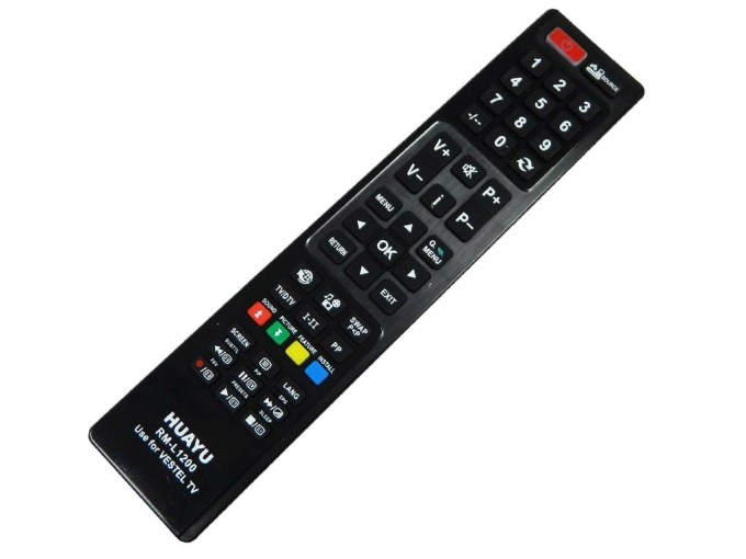 Univerzálny diaľkový ovládač RM-L1200 HUAYU za RC4847 Vestel