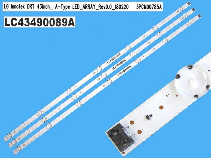 Sada LED podsvietenia LG 43CSP-UHD 828mm - 3 pásky