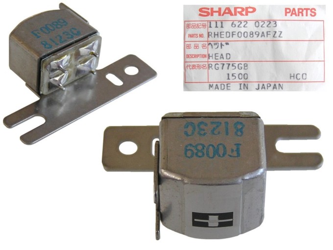 Hlava stereo 200 ohm RHEDF0089AFZZ / F0089 pre kazetové magnetofóny