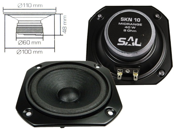 Reproduktor SAL SKN10 100mm 8Ω 40W