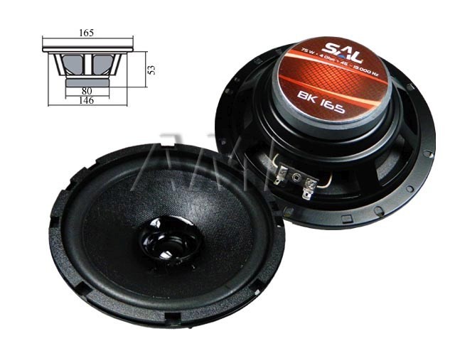 Reproduktor SAL BK165 4ohm 75W - pár