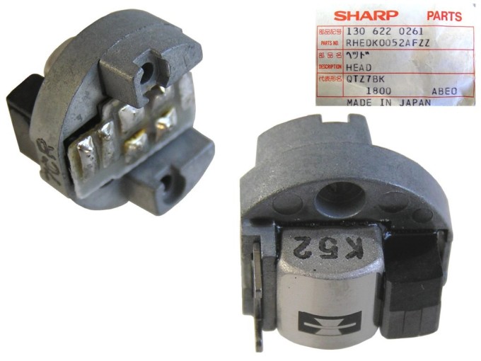Reverzná stereo hlava 350 ohm Sharp RHEDK0052AFZZ s mazacou hlavou