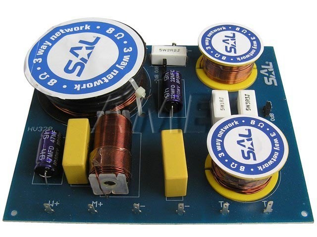 Vyhybka SAL HV328 8 Ohm 200W Třípásmová s Přepínáním Výstupní Úrovně