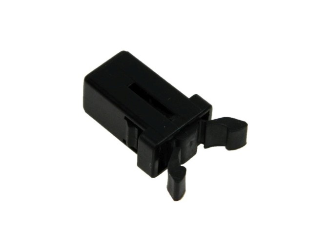 Univerzálny aretačný zámok dvierok pre CD, TV a monitory - čierny