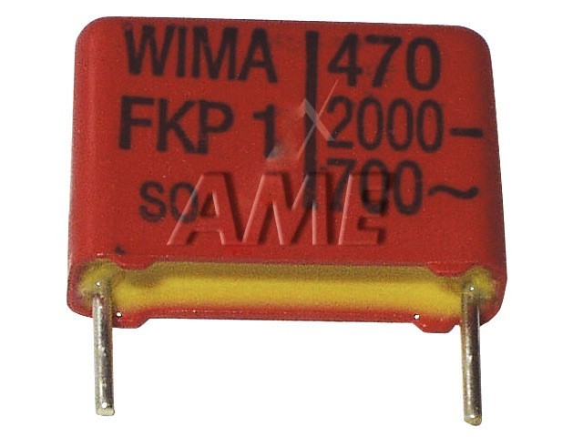Kondenzátor WIMA 470pF 2000V Polypropylénový