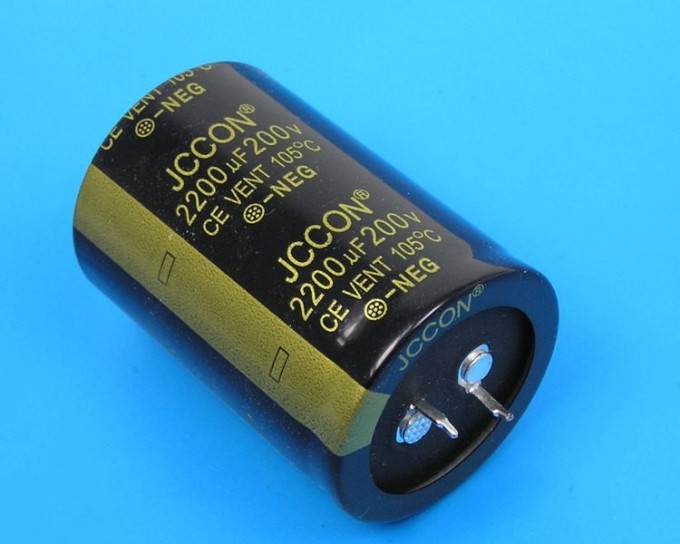 2200uF/200V Elektrolytický Kondenzátor JJcon Low ESR