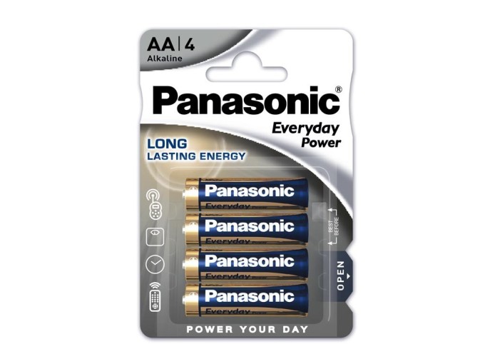 Panasonic Everyday Power Alkaline AA Batérie LR6EPS/4BP - 4ks