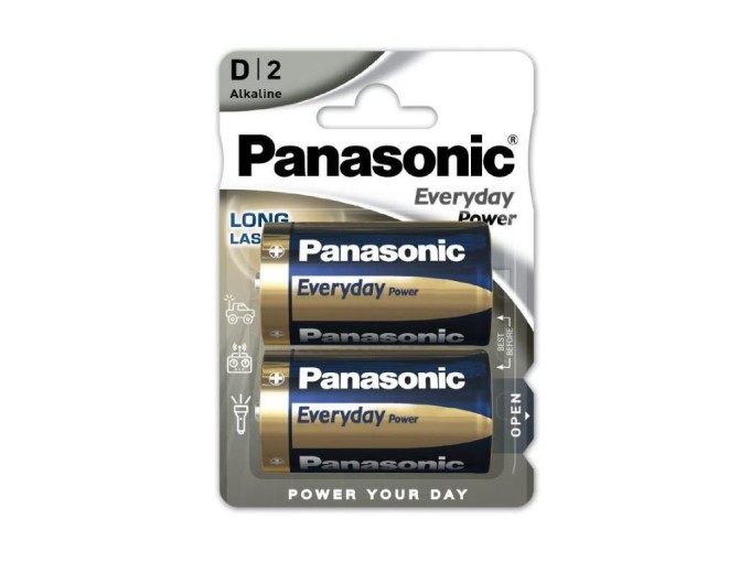 Batéria D LR20 Panasonic EveryDay Power Alkaline 1,5V - balenie 2 ks