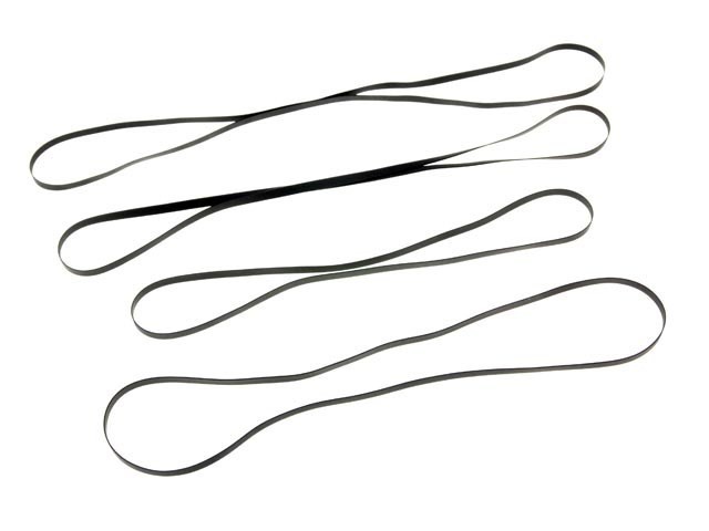 Sada plochých remeňov pre gramofóny - 4 kusy