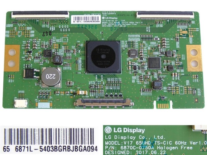 LCD T-Con modul 6870C-0750A