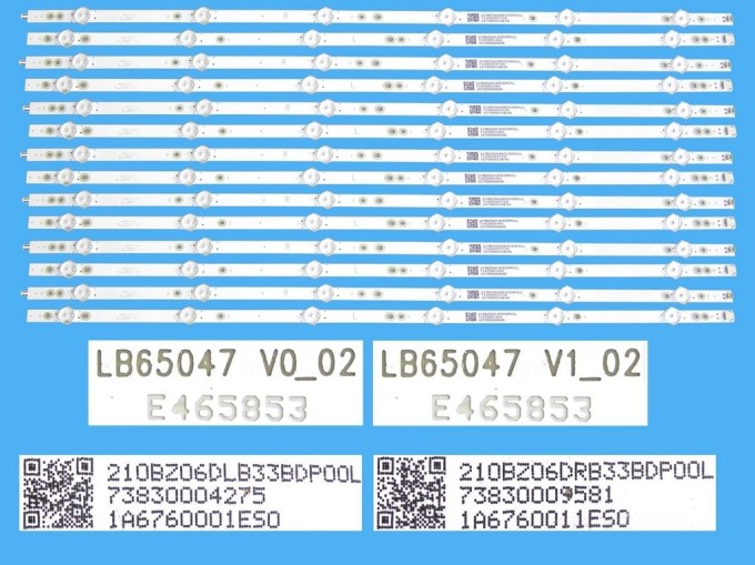 LED podsvietenie 1330mm sada pre LCD panely Philips