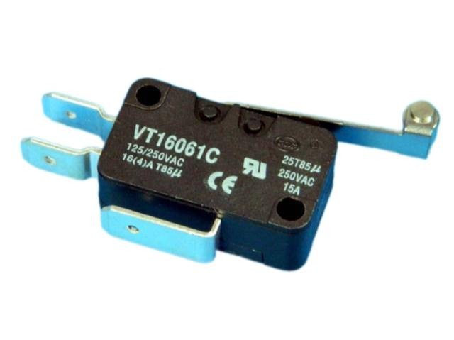 MW MS199 Mikrospínač 16A / 250V AC s kladkou 26 mm