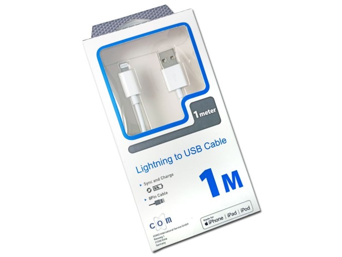 USB Kábel A / Apple Lightning 8 pin 1,0m