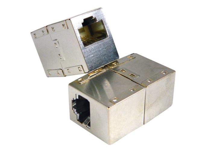 Kovová redukcia RJ45 8pin tienená