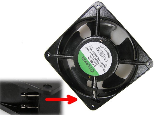 Ventilátor 120x120x38mm 230V Sunon DP201A2123HST