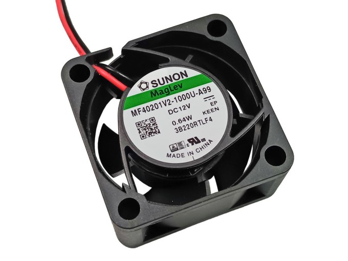 Axiálny ventilátor 40x40x20mm 12V 50mA Sunon MB40201V2-000U-A99