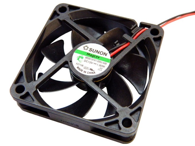 Ventilátor Sunon KD1206PHV1 60x60x15mm 12V 90mA