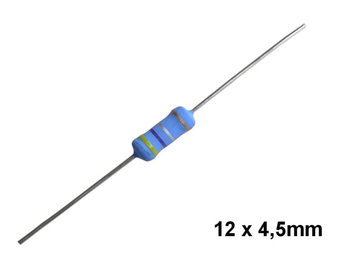 Rezistor TR2 0R47 2W Metaloxidový