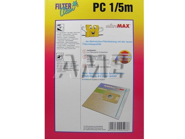 Sáčky do vysávača PANASONIC PC1 s motorom - 5 ks