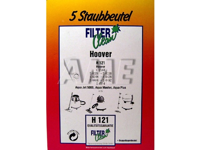 Sáčky do vysávača HOOVER H121 - Sada 5ks