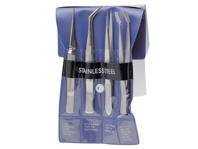 Servisná sada pinzet z nerezovej ocele ProsKit 808-389