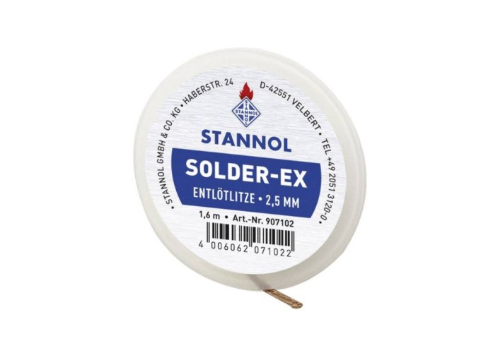 Odsávacie lanko SOLDER-EX 2.5mm 1.6m