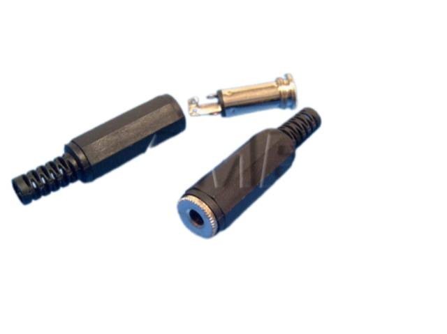 Konektor JACK 3.5mm Stereo - Samica na Kábel