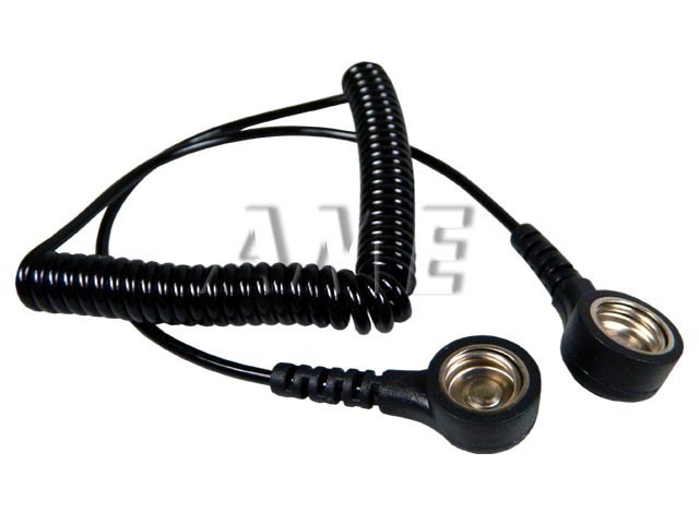 Prepojovací vodič ESD krútený s patentkou 10mm ELME 1,5m