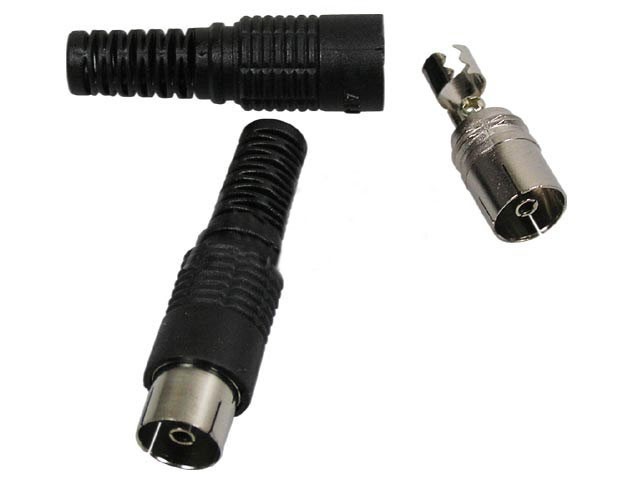 Anténny IEC Konektor Kablový Priamy Samica