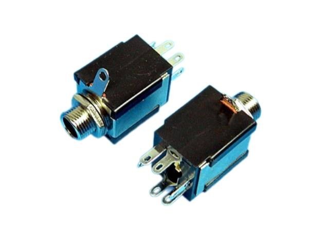 Jack konektor 6.3mm stereo samica do panelu