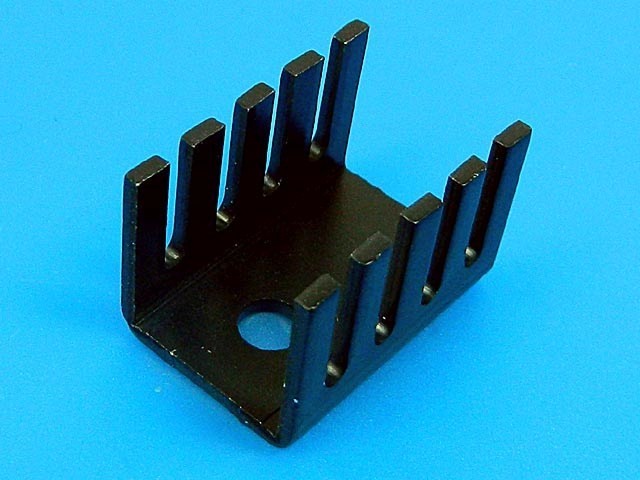 Chladič TO220 čierny HS-S03 19x13,2x12,7mm