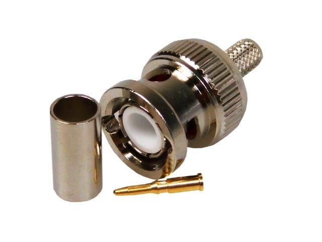 Krimpovací BNC konektor pre kábel RG58 - samec