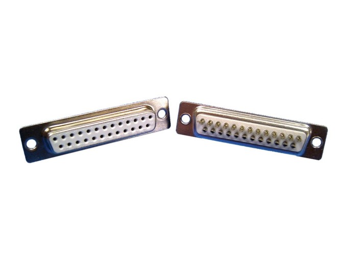 Panelový konektor CANNON 25 pin, samica