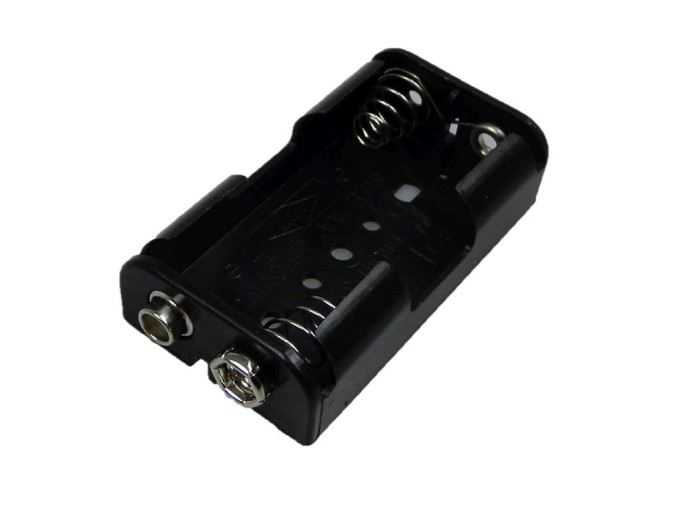 Puzdro na batérie 2x AA s vývodom 6F22